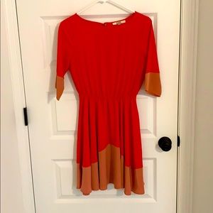 BB Dakota color block mini dress